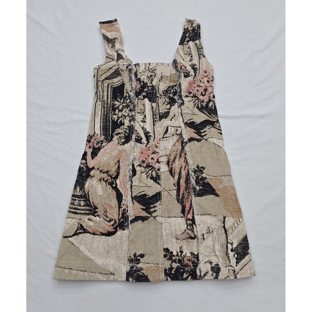 Urban Outfitters Corduroy Multicolored Sleeveless Short Dress Women's Size M‎